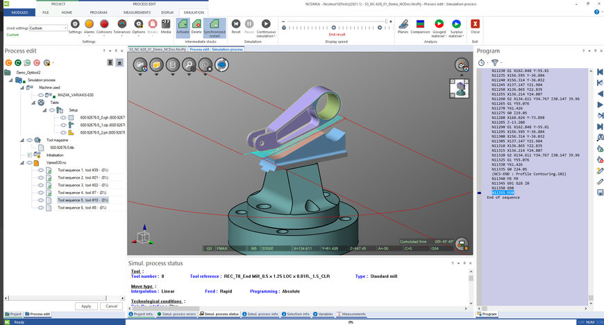 Hexagon CNC machining simulation helps manufacturers avoid notorious 5-axis singularity to improve quality
